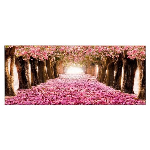 EPIKASA Stampa su Tela Ciliegi In Fiore - Rosa 100x3x70 cm