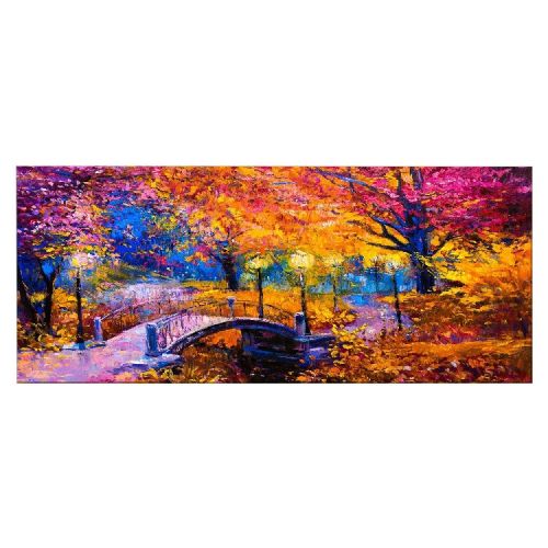 EPIKASA Canvas Print Bridge 3 - Multicolor 100x3x70 cm