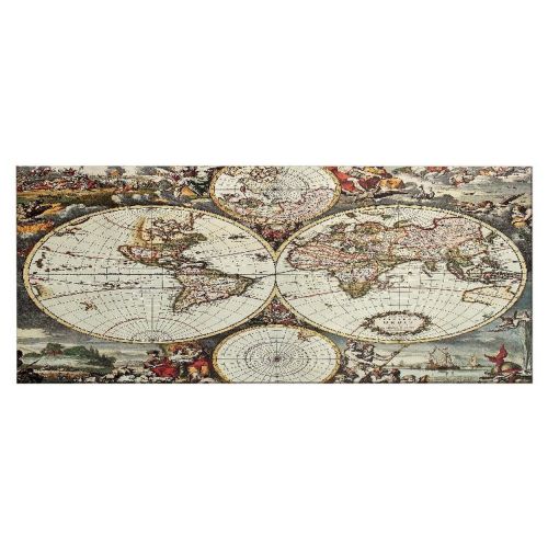 EPIKASA Canvas Print World Map 1 - Multicolor 100x3x70 cm
