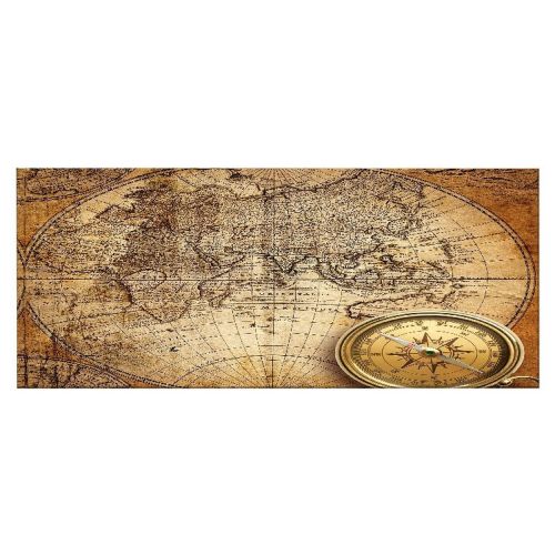 EPIKASA Canvas Print World Map 2 - Brown 100x3x70 cm
