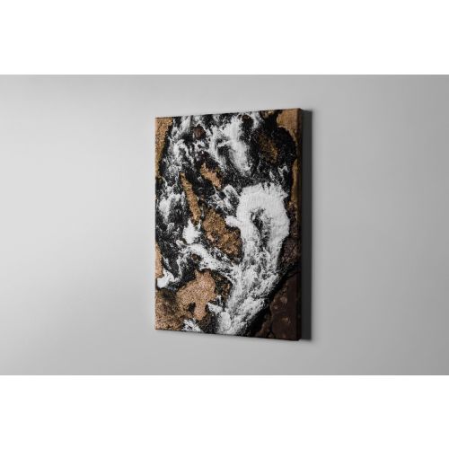 EPIKASA Canvas Print Waves - White 100x3x150 cm