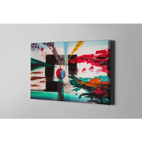 EPIKASA Canvas Print Abstract Colour - Multicolor 100x3x150 cm