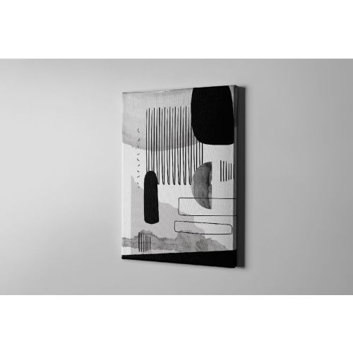 EPIKASA Canvas Print Abstract 2 - Grey 100x3x150 cm