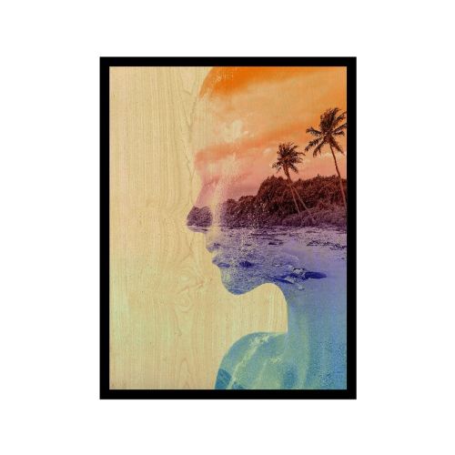 EPIKASA Canvas Print Sunset - Multicolor 40x2,5x60 cm