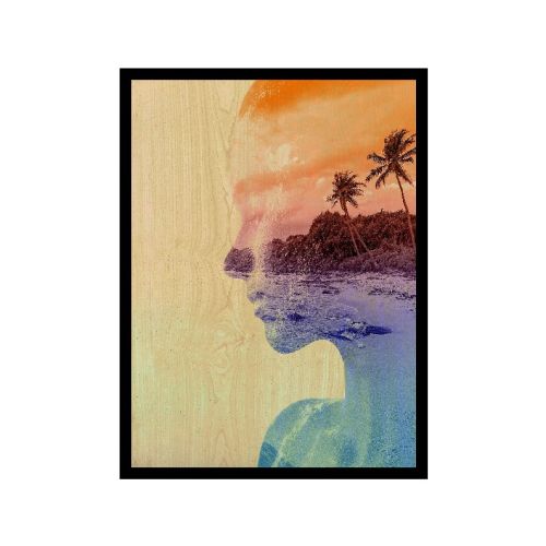 EPIKASA Canvas Print Sunset - Multicolor 60x2,5x90 cm