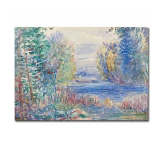 EPIKASA Canvas Print River Landscape - Multicolor 70x3x50 cm