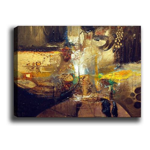EPIKASA Canvas Print Abstract Colour 6 - Brown 70x3x50 cm