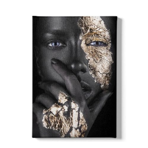 EPIKASA Canvas Print Girls - Black 50x3x70 cm
