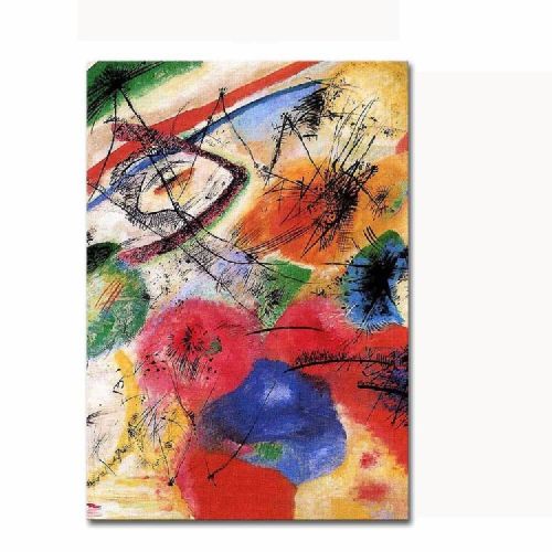 EPIKASA Stampa su Tela Colore Astratto 7 - Multicolore 50x3x70 cm