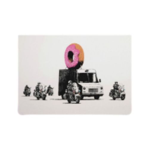 EPIKASA Canvas Print Banksy Donuts - Pink 100x3x70 cm