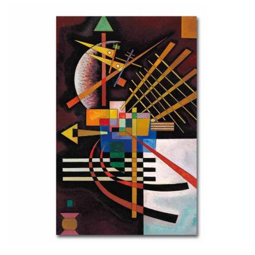 EPIKASA Stampa su Tela Kandinsky In Alto A Sinistra - Multicolore 70x3x100 cm