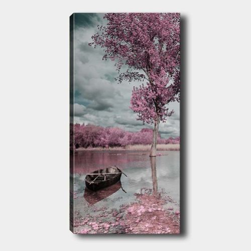 EPIKASA Canvas Print Tree 8 - Pink 70x3x100 cm