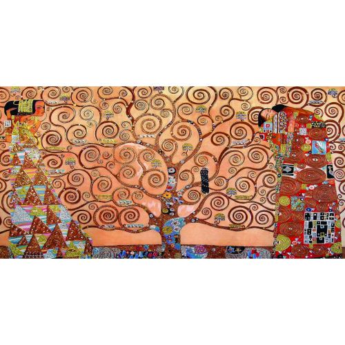 EPIKASA Stampa su Tela L'Albero Della Vita - Multicolore 120x3x60 cm