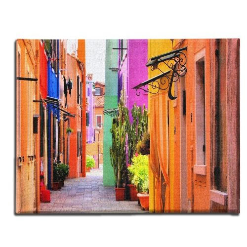 EPIKASA Canvas Print Town - Multicolor 70x3x45 cm
