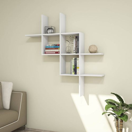 EPIKASA Shelf Boite - White 125x22x125 cm