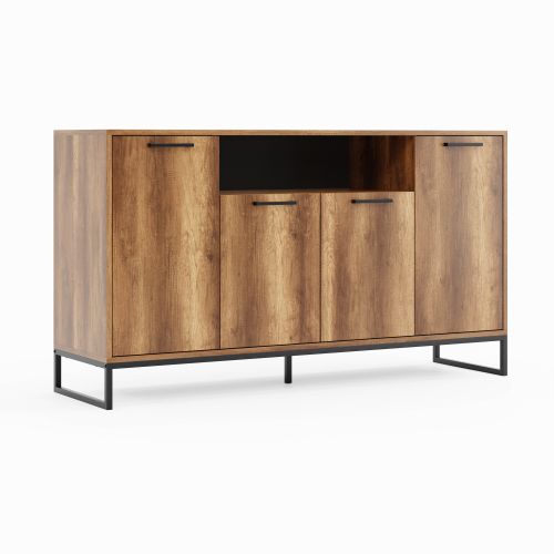 EPIKASA Multiuse Cabinet Yukon - Walnut 160x45x90 cm
