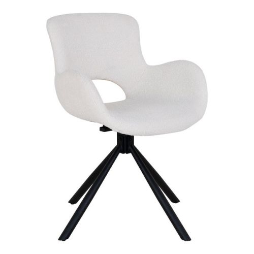 EPIKASA 2 pcs Chairs Set Armorim - White 58x59x82,5 cm