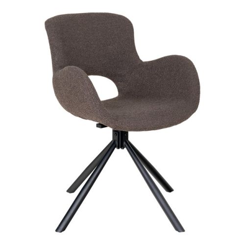 EPIKASA 2 pcs Chairs Set Armorim - Brown 58x59x82,5 cm