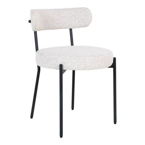 EPIKASA 2 pcs Chairs Set Badalona - White 49,5x47x72,5 cm