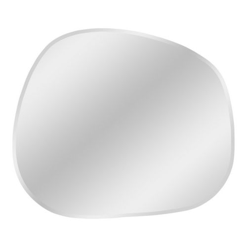 EPIKASA Specchio con Cornice Bangalore - Argento 0,7x47x50 cm