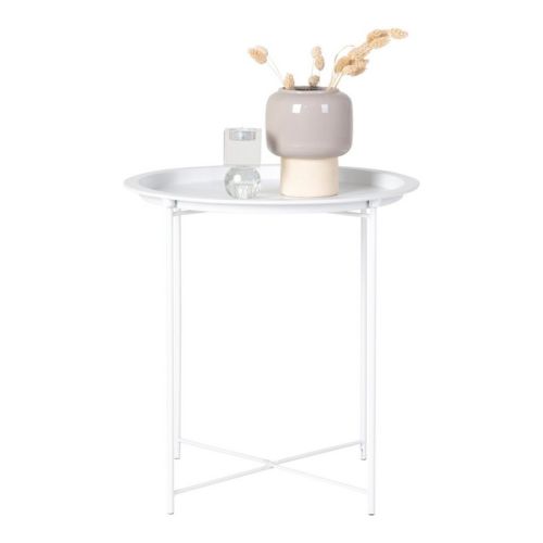 EPIKASA Coffee Table Bastia - White 47x47x50 cm