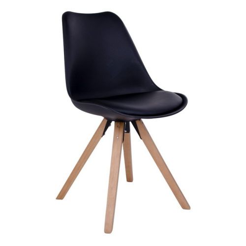 Epikasa Chairs Set Bergen - Black 55x48x86 cm