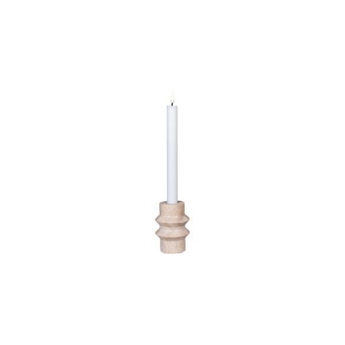 EPIKASA Candle Holder Candle - Beige 7x7x10 cm