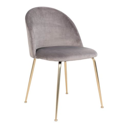 EPIKASA 2 pcs Chairs Set Geneve - Grey 52x51x78 cm