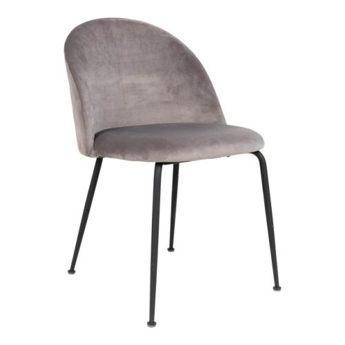 EPIKASA 2 pcs Chairs Set Geneve - Grey 52x51x78 cm