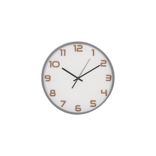 EPIKASA Wall Clock Greenwich - Grey 4,5x35x35 cm