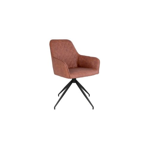 EPIKASA 2 pcs Chairs Set Harbo - Brown 62x56x89 cm
