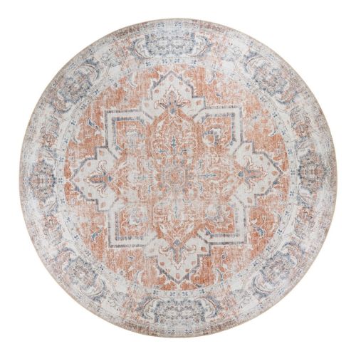 EPIKASA Round Carpet Havana - Orange 200x200x1 cm