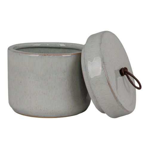 EPIKASA Decorative Vase Jar - Grey 10,5x10,5x10 cm