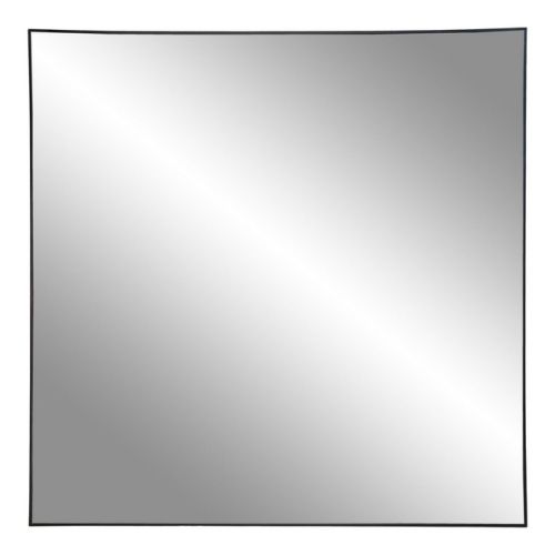 EPIKASA Specchio con Cornice Jersey - Argento 60x60x0,5 cm