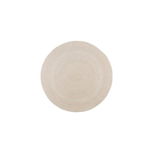 EPIKASA Round Carpet Menorca - Beige 180x180x1 cm
