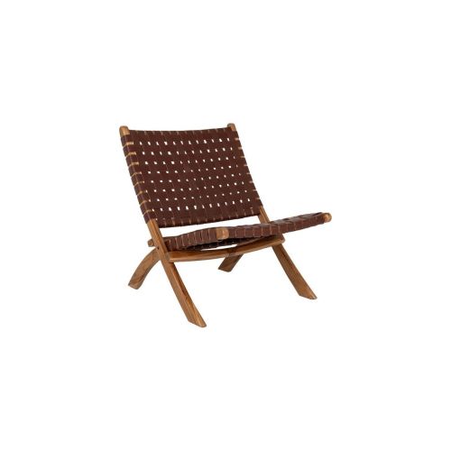 EPIKASA Folding Armchair Perugia - Brown 74x66x73 cm