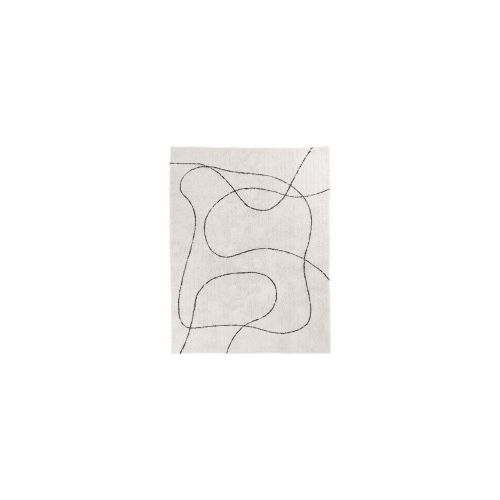 EPIKASA Rectangular Carpet Tampa - White 230x160x1 cm