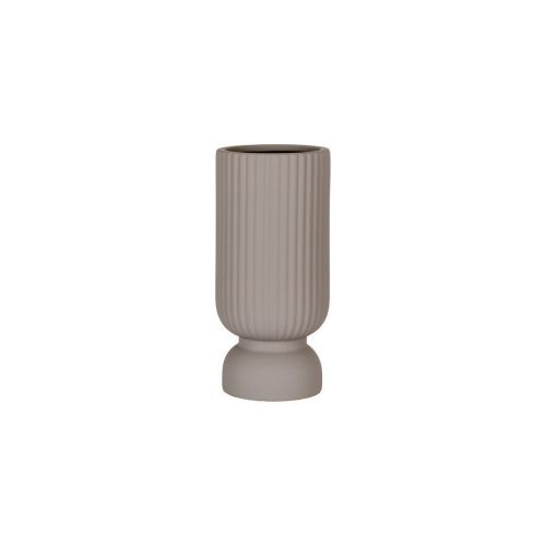 EPIKASA Decorative Vase Tulip - Grey 12x12x25,5 cm