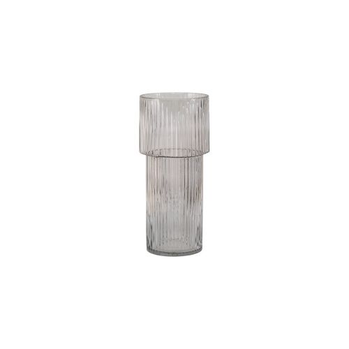 EPIKASA Decorative Vase Bracken - Grey 17,5x17,5x40 cm
