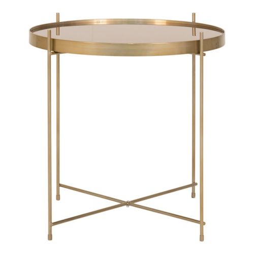 EPIKASA Coffee Table Venezia - Brass 48x48x48 cm