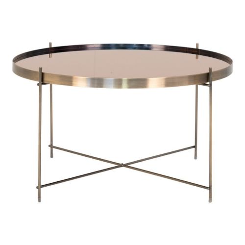 EPIKASA Coffee Table Venezia - Brass 70x70x40 cm