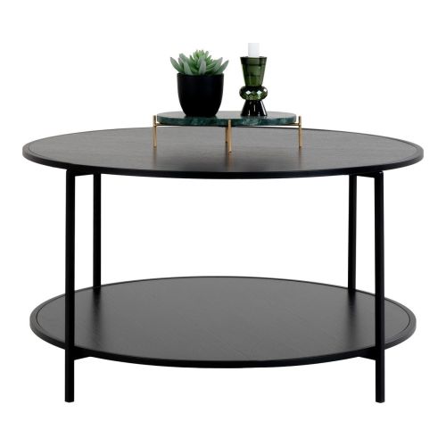 EPIKASA Coffee Table Vita - Black 80x80x45 cm